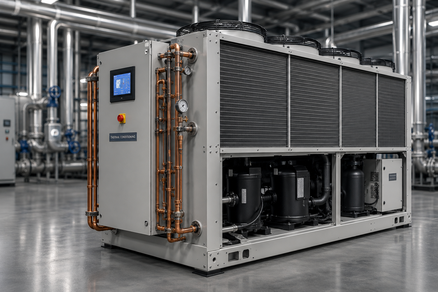 Industrial chiller unit
